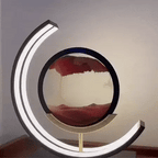 Sands of Time LED Tafellamp met Goudkleurige Afwerking – Touchbediening