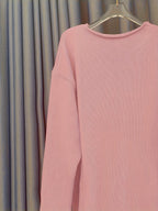 Dames Trui Met V Hals Casual Oversized Grote Maten Comfort