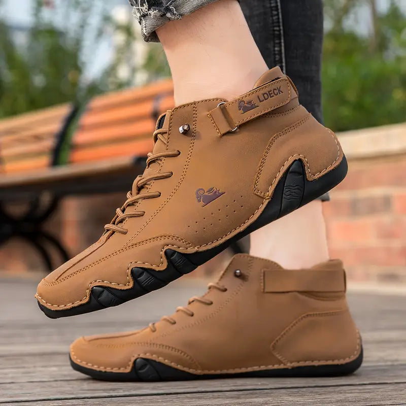 Schoenen Waterdicht Hoge Schacht Stoer Ontwerp Voor Heren