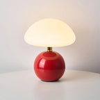 Franse Crème Paddenstoel Lamp Keramiek LED Sfeerverlichting Bauhaus Stijl Tafellamp Met Instelbare Kleuren