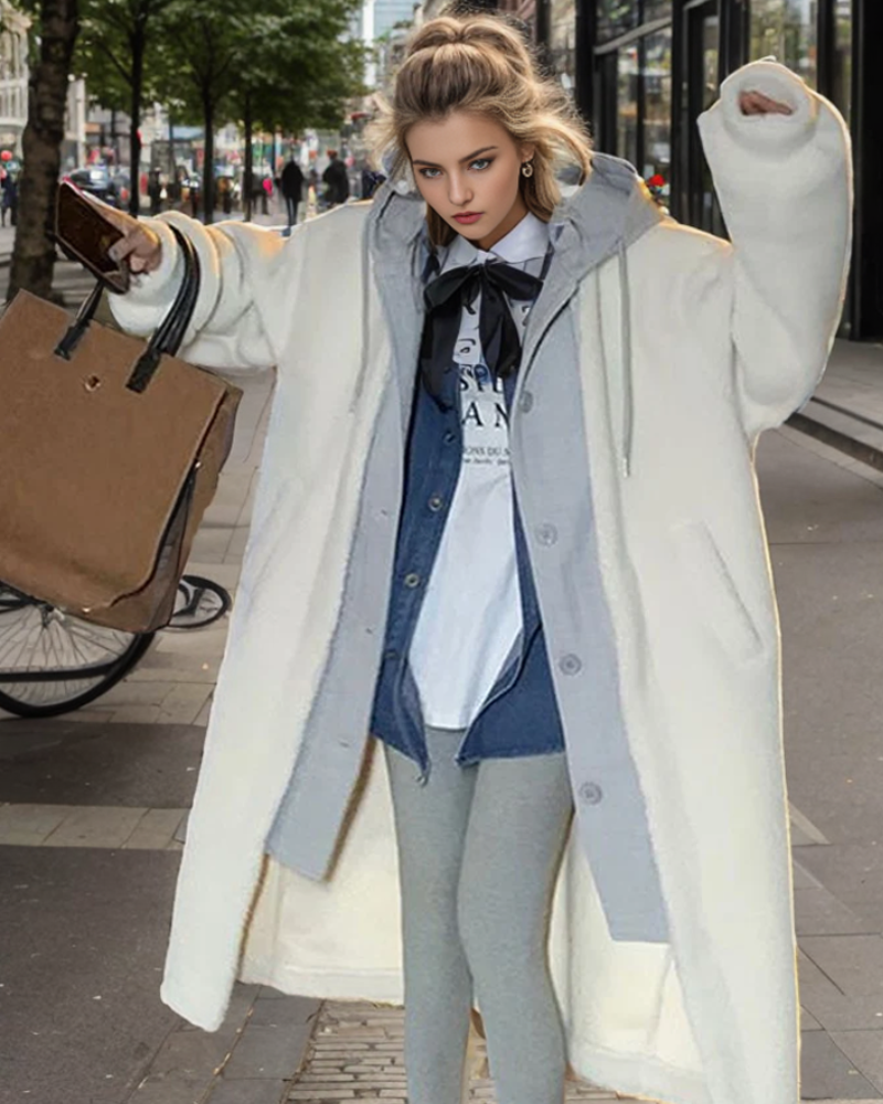 Dames Winterjas voor Warme Elegantie Comfort Uitstraling - Trenchcoat