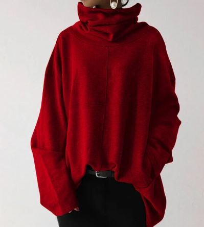 Dames Hoodies Coltruien Hoge Kraag Hoogwaardig Materiaal
