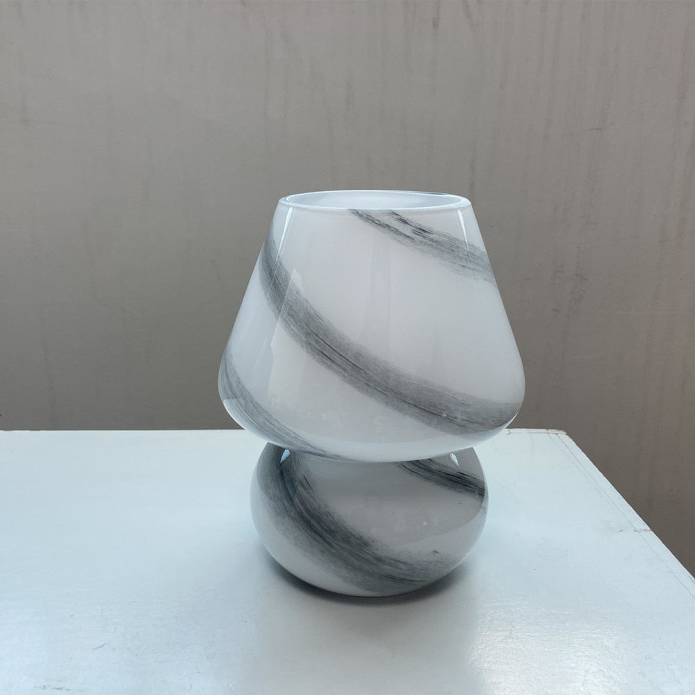 Glazen Paddestoel Lamp