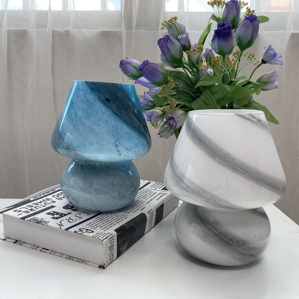 Glazen Paddestoel Lamp