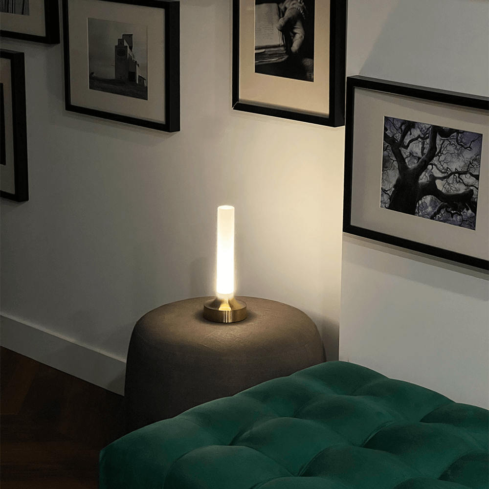 BoruGlow I Draadloze Tafellamp – Dimbaar LED, Waterbestendig voor Binnen & Buiten