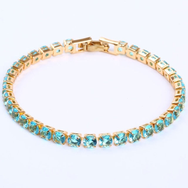 Elegante Zilveren Kettenarmband met Zirconia Tennisarmband voor Dames en Heren, Trendy Geometrisch Ontwerp en Verhoogde Charme, Perfect voor Elke Gelegenheid