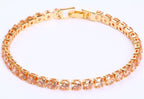 Elegante Zilveren Kettenarmband met Zirconia Tennisarmband voor Dames en Heren, Trendy Geometrisch Ontwerp en Verhoogde Charme, Perfect voor Elke Gelegenheid