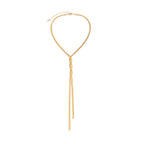 Elegante Halsketting Met Lange Ketting Van Metaal Met Geometrisch Patroon In Goud- Of Zilverkleur Voor Dames, Verstelbare Slangenketting Voor Bruiloften En Dagelijks Gebruik