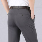 Stijlvolle Stretch Herenbroek - Alex Met Elastische Tailleband