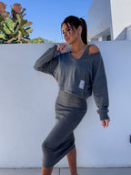 Andrelina - Casual sweatshirt en jurkset