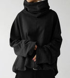 Dames Hoodies Coltruien Hoge Kraag Hoogwaardig Materiaal