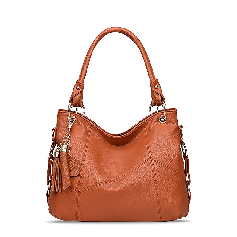 De Cassandra Tote Bag Luxe Vegan Leren Schoudertas voor Dagelijks Gebruik