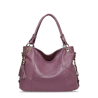 De Cassandra Tote Bag Luxe Vegan Leren Schoudertas voor Dagelijks Gebruik