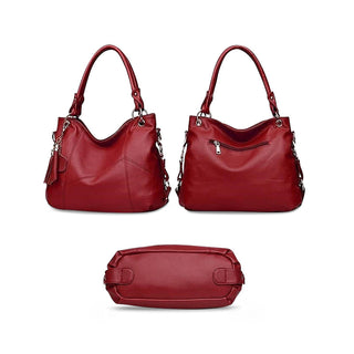 De Cassandra Tote Bag Luxe Vegan Leren Schoudertas voor Dagelijks Gebruik