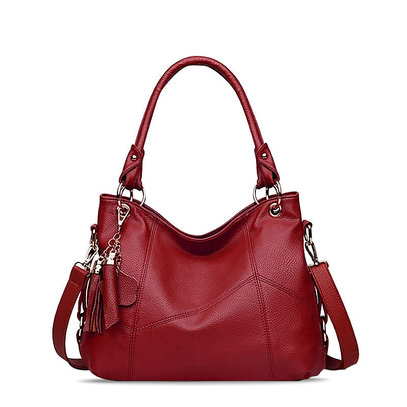 De Cassandra Tote Bag Luxe Vegan Leren Schoudertas voor Dagelijks Gebruik