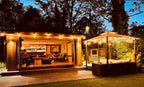 LED-plug-in waterdichte warmwitte, robuuste buitenlichtslingers