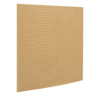 Euclid Geweven Houten Wandpaneel voor Unieke Interieurs