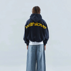 Unisex Hoodie - Relaxed Fit - Lange Mouwen - Grafische Opdruk Rug - Casual Comfort