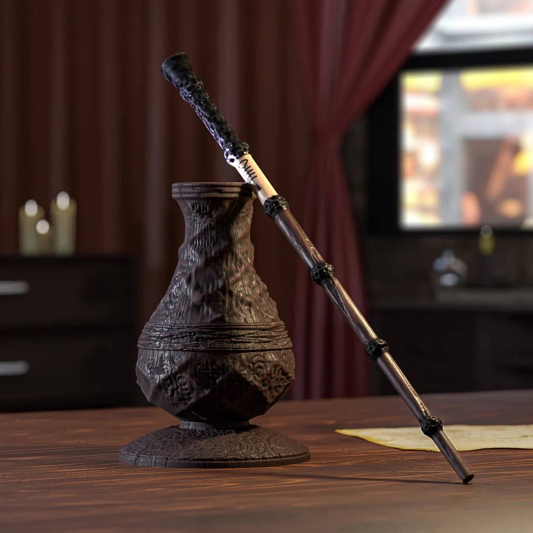 Betoverende Vuurstok - Unieke Magische Toverstok voor Vuurballen - Perfecte Cadeau voor Feestjes - Veilig en Eenvoudig in Gebruik HARRY POTTER