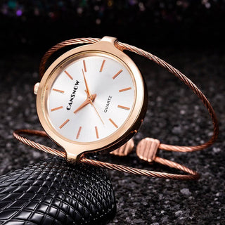 Elegante Cansnow Armband Horloge Dames