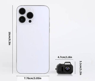 Mini Camera - KeyCam - Compact Ontwerp - Lange Batterijduur Camera toevoegen 64GB kaart