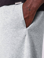 Basis grijze joggingbroek met rechte pasvorm en verlaagd kruis voor mannen Grijs / M