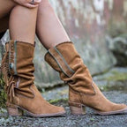 Boho halflange Laarzen met Franjes