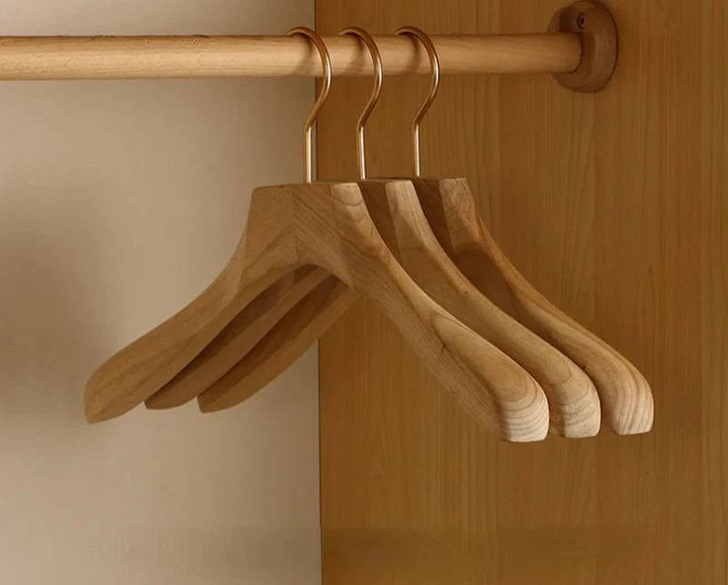 Aurora Houten Hangers met Brede Schouders L-39cm H-24cm (2 stuks)