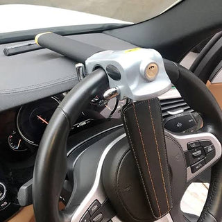 Krachtige autostuurslotbalk - Veiligheidsvergrendeling voor auto, Diefstalpreventie, Verstelbare stuurbeveiliging, Duurzaam en eenvoudig te monteren