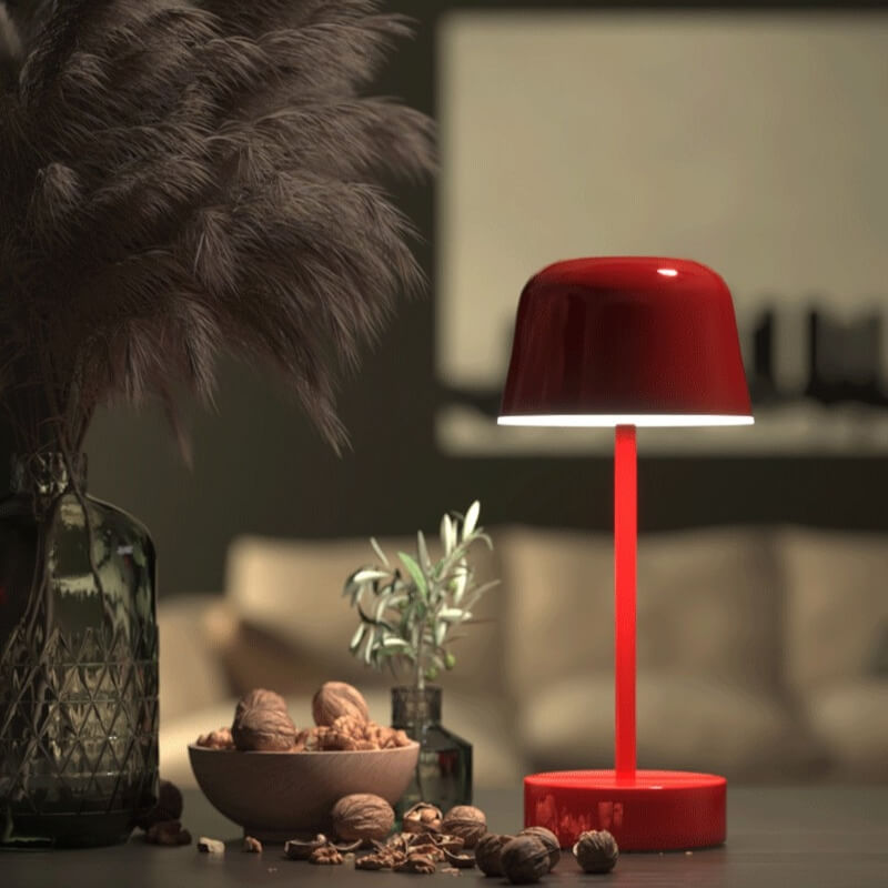 Prisma Pulse Flare Dimbare Draadloze Tafellamp Met Warm Wit Natuurlijk Licht En Oplaadbare Batterij Voor Modern Interieur