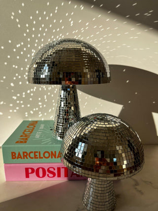Disco Bal Paddenstoel met Retro Design en Licht