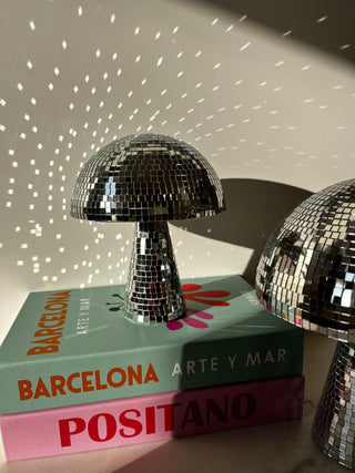 Disco Bal Paddenstoel met Retro Design en Licht
