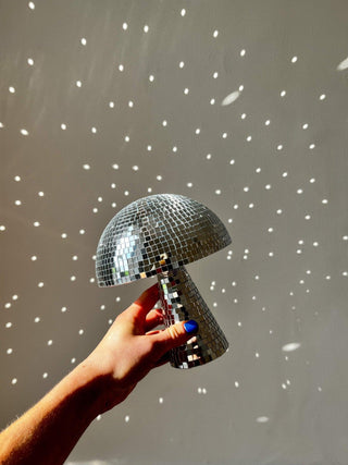 Disco Bal Paddenstoel met Retro Design en Licht