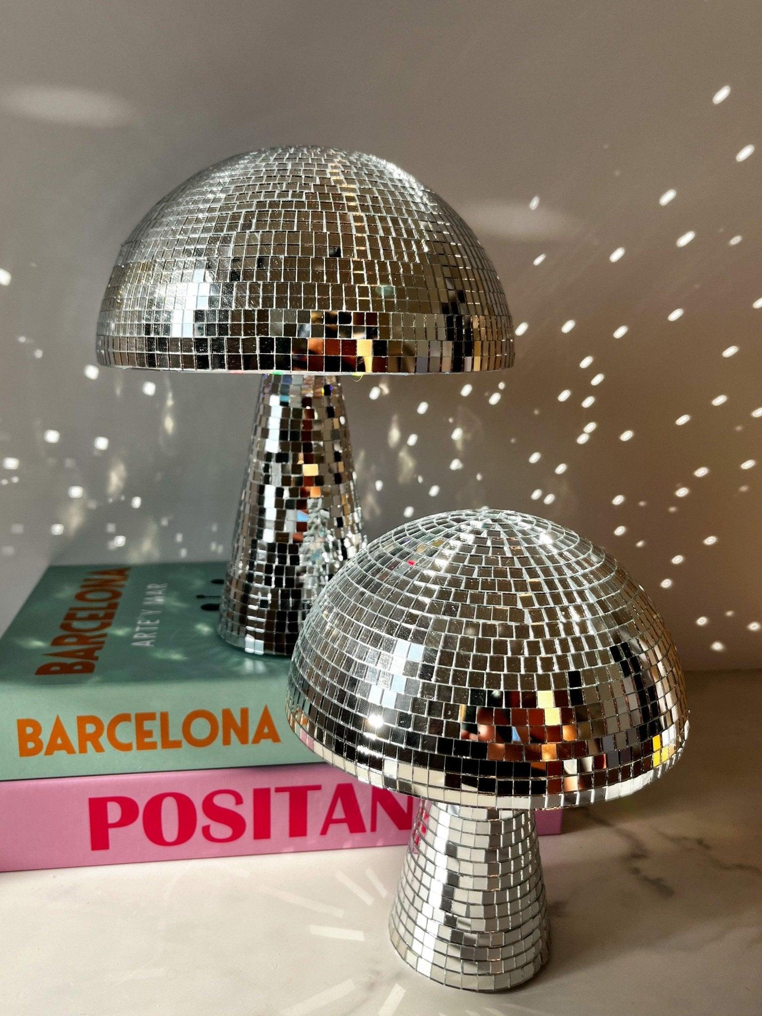 Disco Bal Paddenstoel met Retro Design en Licht