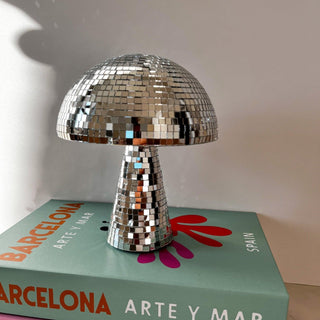 Disco Bal Paddenstoel met Retro Design en Licht