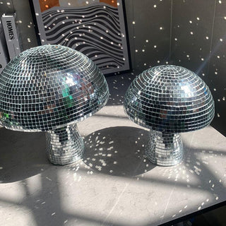 Disco Bal Paddenstoel met Retro Design en Licht