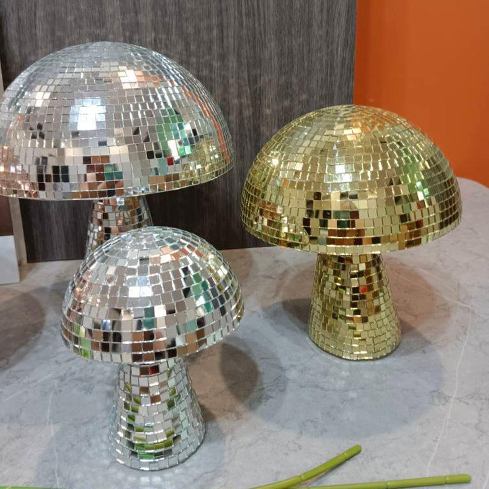 Disco Bal Paddenstoel met Retro Design en Licht