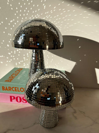 Disco Bal Paddenstoel met Retro Design en Licht