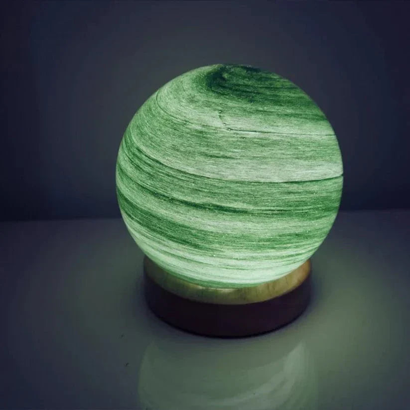 LunaGlow - Artistieke Dimbare USB Maanlamp