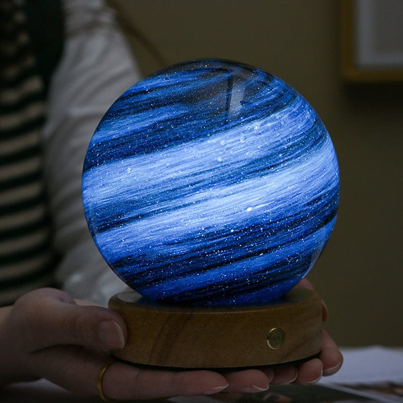 LunaGlow - Artistieke Dimbare USB Maanlamp