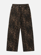 Vintage Century Luipaardprint Jeans