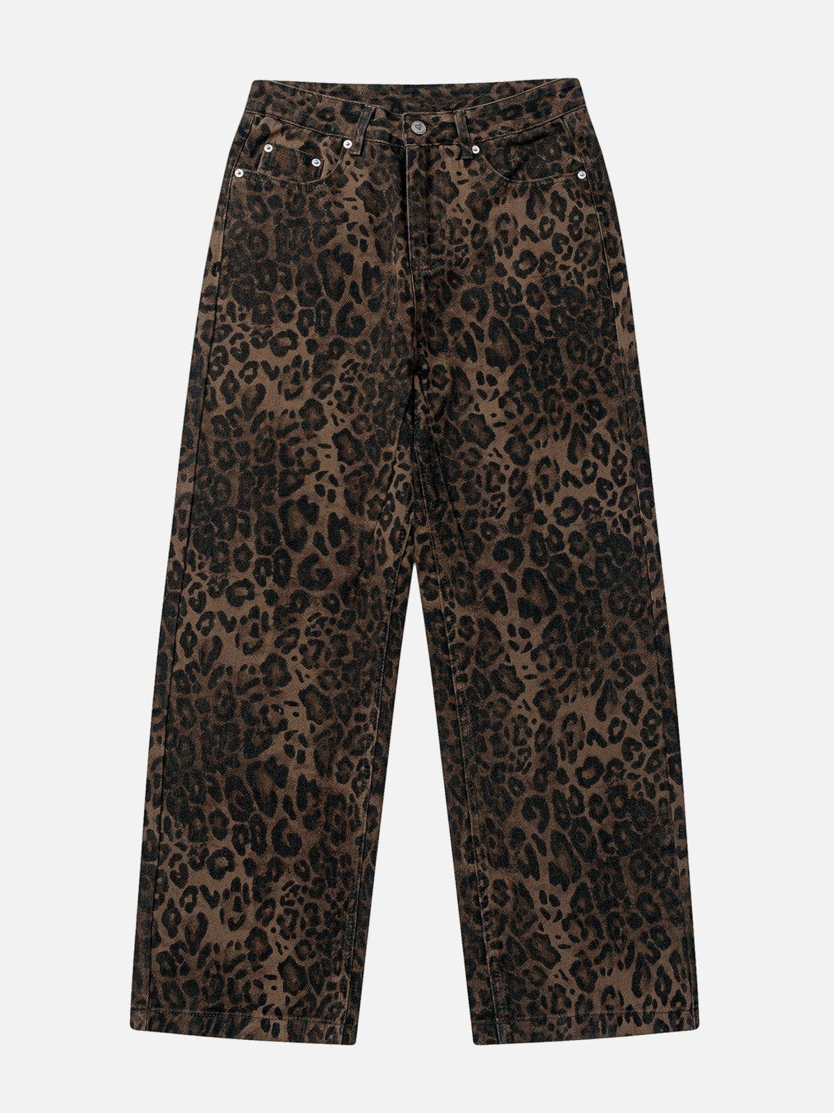 Vintage Century Luipaardprint Jeans