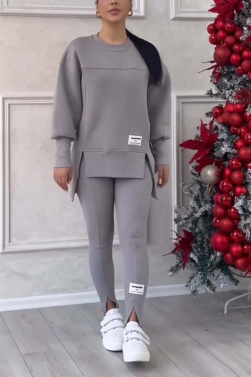 Calma - Oversized Dames Trainingspak Set met Lange Trui en Legging