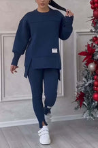 Calma - Oversized Dames Trainingspak Set met Lange Trui en Legging