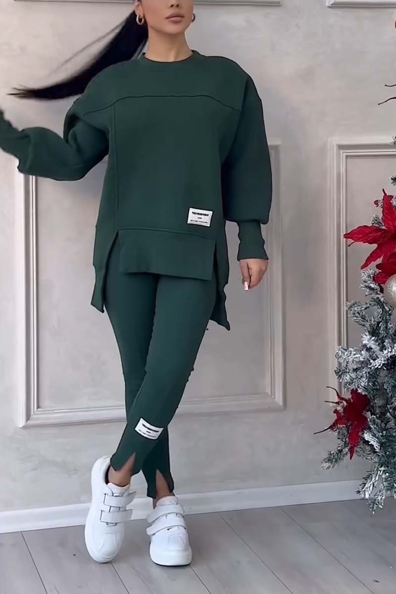 Calma - Oversized Dames Trainingspak Set met Lange Trui en Legging