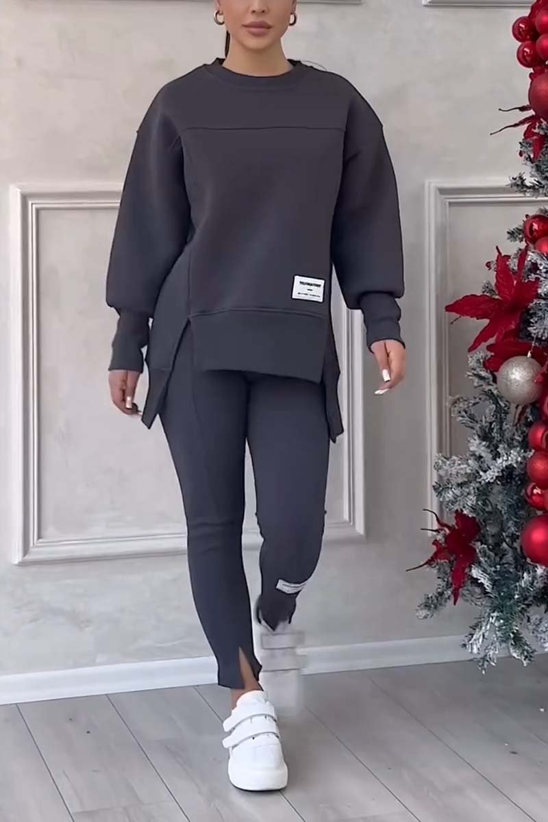 Calma - Oversized Dames Trainingspak Set met Lange Trui en Legging
