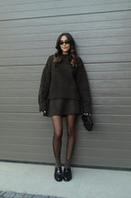 Damure - Cozy Knit 2-delige Trui en Rok set