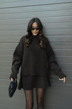 Damure - Cozy Knit 2-delige Trui en Rok set