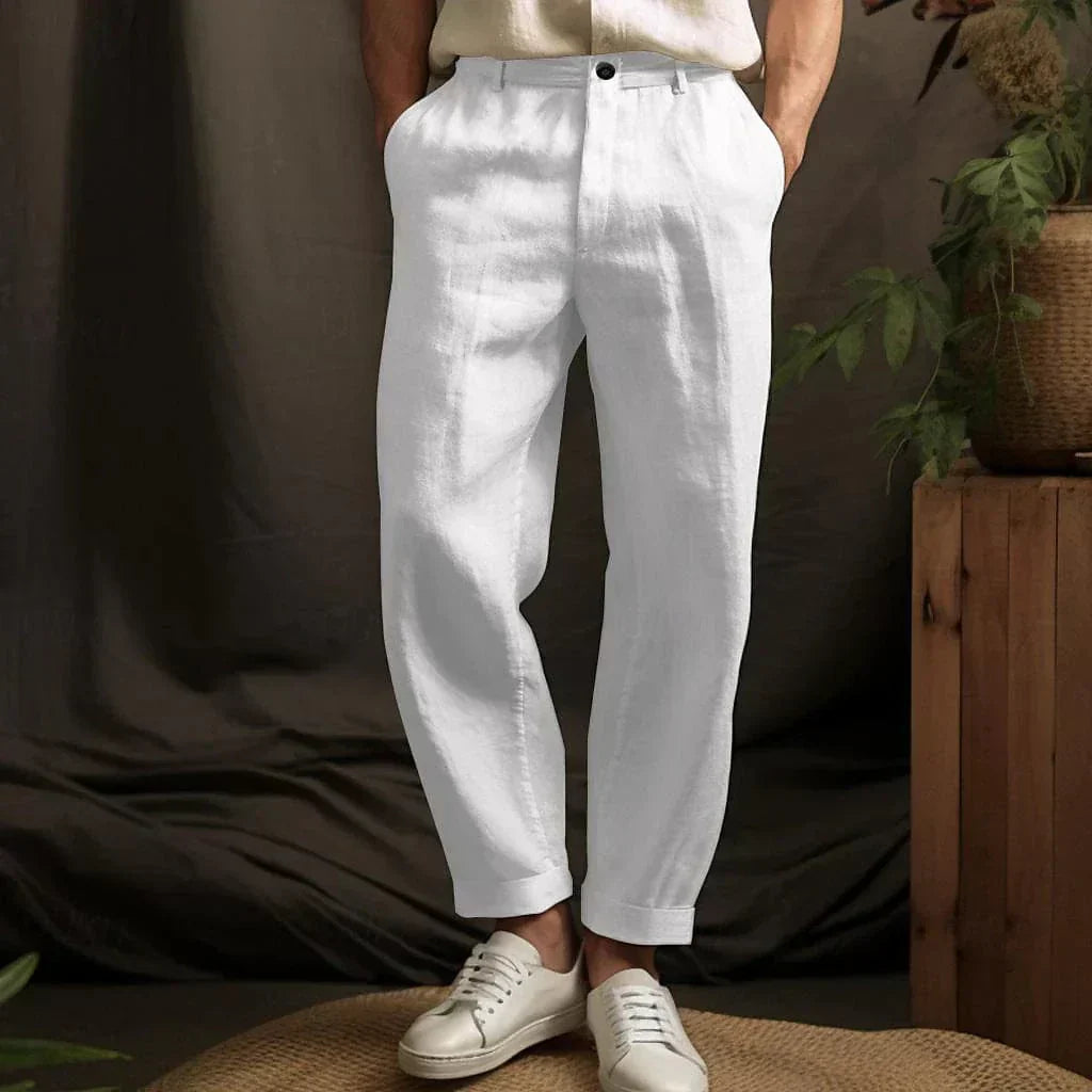 Casual Heren Linnenbroek voor de Zomer