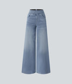 Evie | Comfy Elastische Broek met Hoge Taille